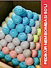 Pedikür Nem Bombası (Nem Topu) 50'li