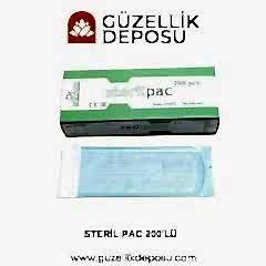 Steril Pac 200'lü ( Tırnak Sterilizasyon Paket , Kraft Poşet)
