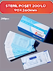 Steril Pac 200'lü ( Tırnak Sterilizasyon Paket , Kraft Poşet)