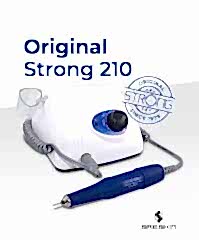Strong 210 Mikromotor Törpü Makinası + 10'lu Freze Uç (Yetkili Satıcı) 2 Yıl Garantili Freze Cihazı - Freze Makinesi