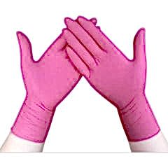 Pembe Nitril Eldiven S Beden 100'lü Paket