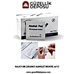 Kalıcı Oje Çıkarıcı Alkollü Mendil 50'li