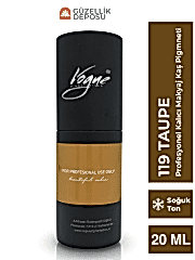 Vogue 119 Taupe - Kalıcı Makyaj Kaş Pigmenti - Microblading & PMU, Yoğun Organik Renk, 20ml