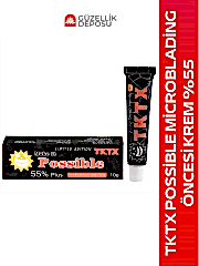 TKTX Siyah Limited Edition %55 Dövme ve Kalıcı Makyaj Öncesi Cilt Kremi (Anestezik Krem)