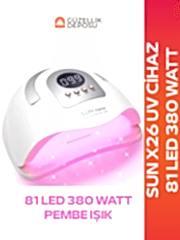 Sun x26 Uv Led Tırnak Cihazı 81 Led 380 Watt