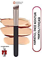 Kapatıcı İnce Kontur Makyaj Fırçası