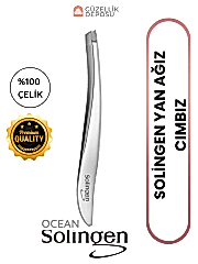 Solingen Paslanmaz Çelik Yan Ağız Kaş Cımbızı