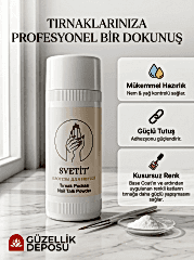 Profesyonel Tırnak Pudrası - Protez Tırnak ve Kalıcı Oje Altı Yağ Arındırıcı