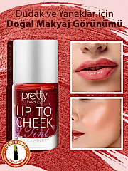 Lip To Cheek Tint & Dudak Ve Yanak Renklendirici - Açık Ton