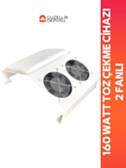 160 Watt Çift Fanlı & Minderli Profesyonel Toz Çekme Cihazı