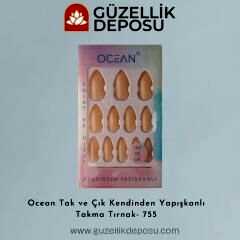 Ocean Takma Tırnak Tak Ve Çık Kendinden Yapışkanlı - 755
