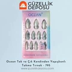 Ocean Takma Tırnak Tak Ve Çık Kendinden Yapışkanlı - 795