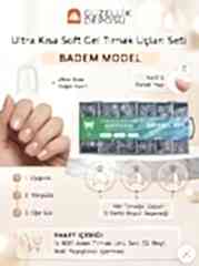 Soft Jel Tips Ultra Short - Kısa Badem French Uyumlu 600'lü Set