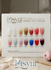 Protez Tırnak Nail Art Fileli Ombre Air Cushion Jeli Ombre Boyası 14 Renk