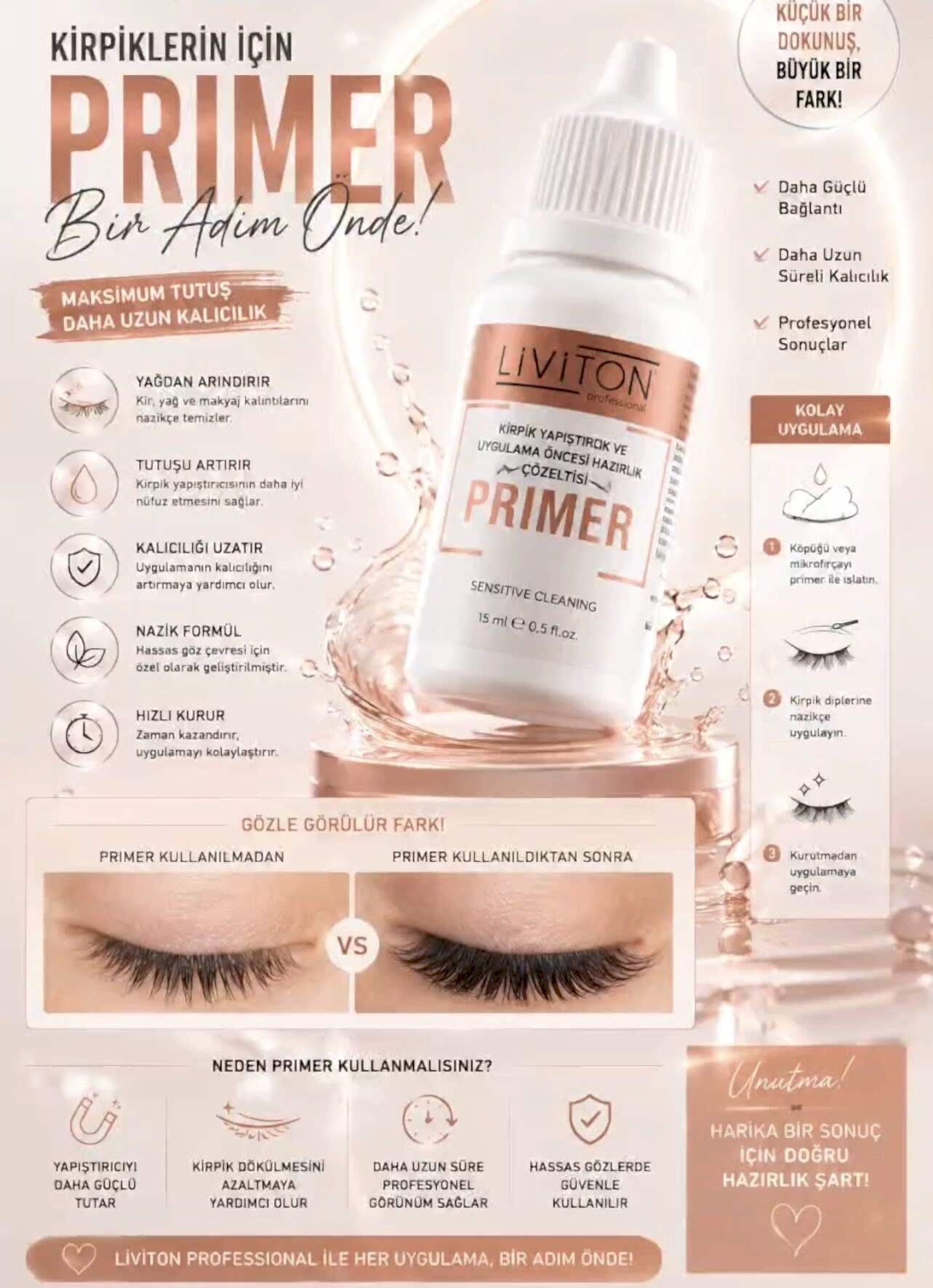 İpek Kirpik Primer 30ml