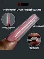Protez Tırnak Sandwich Dual Form Tips 256'lı Almond