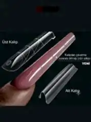 Protez Tırnak Sandwich Dual Form Tips 256'lı Coffin