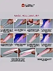 Protez Tırnak Sandwich Dual Form Tips 256'lı Coffin