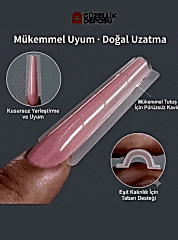 Protez Tırnak Sandwich Dual Form Tips 256'lı Square