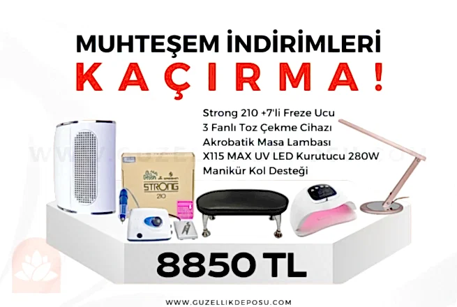 Protez Tırnak Cihazı Seti Kampanyası