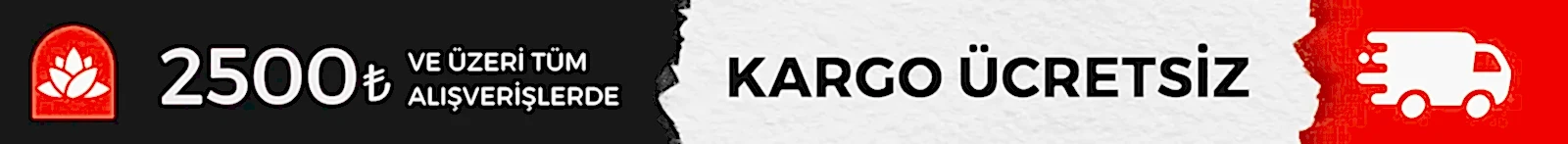 Güzellik Deposu 2500TL Üzeri Alışverişlerde Kargo Ücretsiz Kampanyası Bannerı